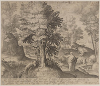 TvB G 0441
<br/>
Elisa vervloekt de 42 kwajongens
<br/>
<em>Bruyn, Nicolaes de (1571-1656)</em>